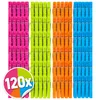 com-four® 120x Wäscheklammer im Sparpack, Kleiderklammern Produktbild-Vorschau 2