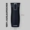 A black Contigo travel mug with dimensions indicated. Anteprima dell’immagine prodotto