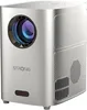 A silver mini projector is shown from a three-quarter front angle on a light gray background. Anteprima dell’immagine prodotto