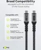 Goobay 74213 Cavo USB-C™ con guaina in tessuto, USB4™, 240 Anteprima dell’immagine prodotto 18