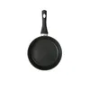 A black frying pan with a black handle is shown against a white background. Podgląd zdjęcia produktu