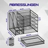 Lukana Schreibtisch Organizer Metall – Büro Organizer mit Produktbild-Vorschau 6