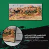 Dekor Leinwand Uhr Wandbilder 60x30 Gemälde Stadtlandschaft Produktbild-Vorschau 5