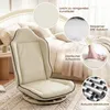 COSTWAY Relaxfauteuil, 360° draaibaar, vloerstoel met Productafbeelding-voorbeeld 7