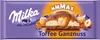 4 x Milka - Tafel XL - Toffee Ganznuss - á 300g Produktbild-Vorschau 1