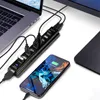 LogiLink USB 2.0 Hub mit Netzteil 10-Port schwarz Produktbild-Vorschau 14