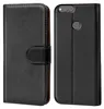 A black flip case for a smartphone is shown from the front and back. Anteprima dell’immagine prodotto