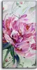 Wanduhr Bürouhr Leinwand Bild 30x60 Gemälde Blumen Produktbild-Vorschau 1