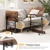 Iropro Bureau réglable en hauteur 80x40cm, table Voir les images du produit 5