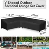 ASKSA Gartenmöbel Abdeckung für L-Form Sofas Ecksofa Produktbild-Vorschau 3