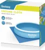 The image shows the packaging of a Bestway ground cloth for an above-ground pool. Produktbild-Vorschau