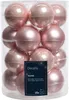 Weihnachtskugeln Glas 6cm x 20 Stück - Puderrosa Produktbild-Vorschau 3