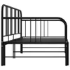 vidaXL Tagesbett Ausziehbar Schwarz Metall 90x200 cm -  Produktbild-Vorschau 5