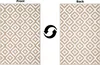 Tapiso Teppich IBIZA Outdoor Weiß Beige Picknick Garten  Produktbild-Vorschau 3