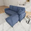 Narożna sofa Merax w kształcie litery L z leżanką, Podgląd zdjęcia produktu 8