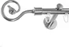 Innenlauf Gardinenstange Edelstahl look, Durchmesser 16mm, Produktbild-Vorschau 1