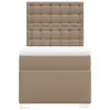 vidaXL Boxspringbett mit Matratze Cappuccino-Braun 90x190cm Produktbild-Vorschau 6