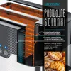 Arendo toster na 2 kromki MORGEN stal nierdzewna, 920 W, z Podgląd zdjęcia produktu 5