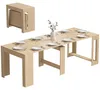 HOMCOM Ausziehbarer Esstisch 48-240 x 90cm Esszimmertisch Produktbild-Vorschau 1