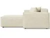 A beige sectional sofa is shown from the side against a white background. Produktbild-Vorschau