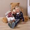 CHILDHOME Sediaci medvedík 76 cm Náhľad obrázku produktu 2