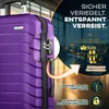 tillvex® Reisekoffer Set 4-TLG. + Gepäckwaage, 8X Produktbild-Vorschau 4