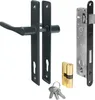 Adgo Tor-Türgriffset Graphit mit Schloss 90/22 Produktbild-Vorschau 2