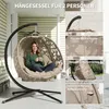 Outsunny hangstoel, tweepersoons hangstoel met kussen, Productafbeelding-voorbeeld 9
