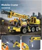 Stavebnice CADA 3W1 Žlutý mobilní jeřáb - jeřábový naviják Náhled obrázku produktu 4