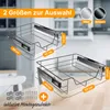 KESSER® Tiroir télescopique en acier inoxydable chromé, Voir les images du produit 7