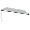 Möbel Markise Automatisch Anthrazit und Weiß 600x350 cm - Produktbild-Vorschau 5