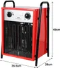ACXIN Elektrický ohřívač Fan Heater Energy Saving 9000 Watt Náhled obrázku produktu 2