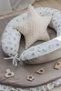 Simply Nature Musselin & Latte Velvet V-förmige Kissen Produktbild-Vorschau 4