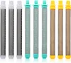 A collection of nine filter cartridges arranged in three groups of three, each group having a different color cap and mesh density. Náhľad obrázku produktu