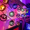 Halloween decorazione pipistrello scheletro strega luci Anteprima dell’immagine prodotto 1