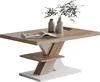 CASARIA® Table basse blanc chêne 90x60x45cm Table de salon Voir les images du produit 1