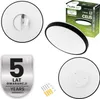 LUMILED, lámpara de techo LED de 24W, 2500 lúmenes, luz Vista previa de la imagen del producto 6