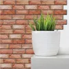 3D Ceglana Tapeta Samoprzylepna - Czerwona 1szt KP38460 Podgląd zdjęcia produktu 2