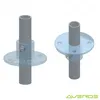 Rohrverbinder Fußplatte rund schwarz durchgehend 1/2" (21,3 Produktbild-Vorschau 4