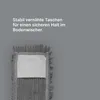 A close-up of a mop head with text describing its features. Produktbild-Vorschau