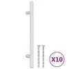vidaXL Nábytkové úchytky 10 ks strieborné 128 mm nerezová Náhľad obrázku produktu 9
