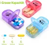Opret box na tabletky 7 dní 2 priehradky bez BPA s veľkým Náhľad obrázku produktu 4