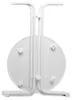 Beautissu Outdoor Stehtisch Bellini, klappbar, Ø80cm, Weiß Produktbild-Vorschau 3