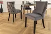 riess-ambiente Chesterfield Stuhl CASTLE DELUXE grau Samt Produktbild-Vorschau 10