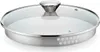 A close-up studio shot of a pot lid. Podgląd zdjęcia produktu