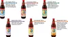 A collage of six different bottles of Rotbäckchen juice, each with a label indicating its flavor and benefits. Produktbild-Vorschau