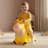 Gelber Giraffenpullover mit Halstuch Produktbild-Vorschau 9