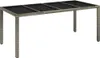 vidaXL Ensemble de jardin 7 pièces avec coussins Gris Poly Voir les images du produit 6