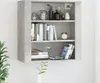 Wandschrank Betongrau 80x33x80 cm Holzwerkstoff Produktbild-Vorschau 2