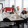 2x Cappello di Babbo Natale - Cappello di Natale rosso per Anteprima dell’immagine prodotto 5